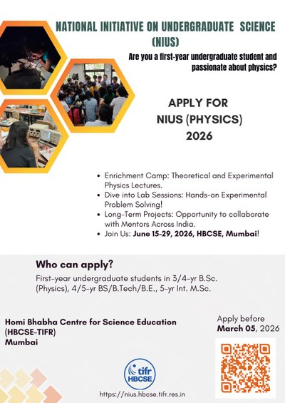 NIUS Physics 2026